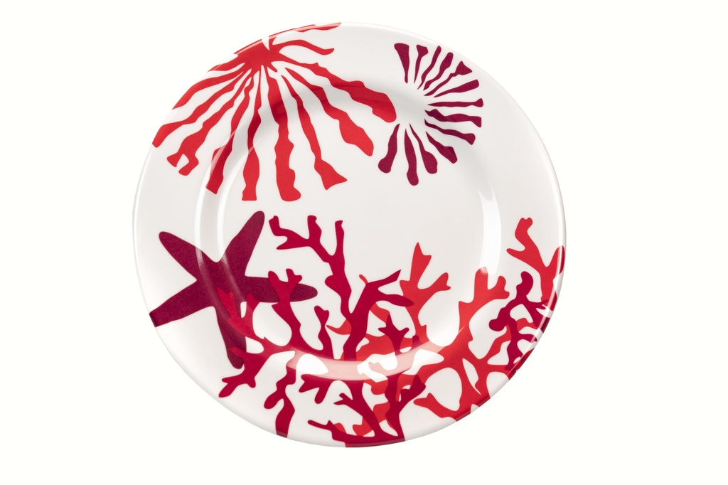 CORALLO RED MEDIUM PLATE
Composition Melamine