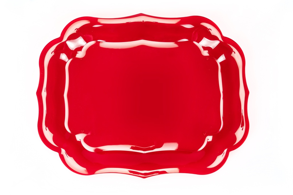 TRAY DELLA ROBBIA Red