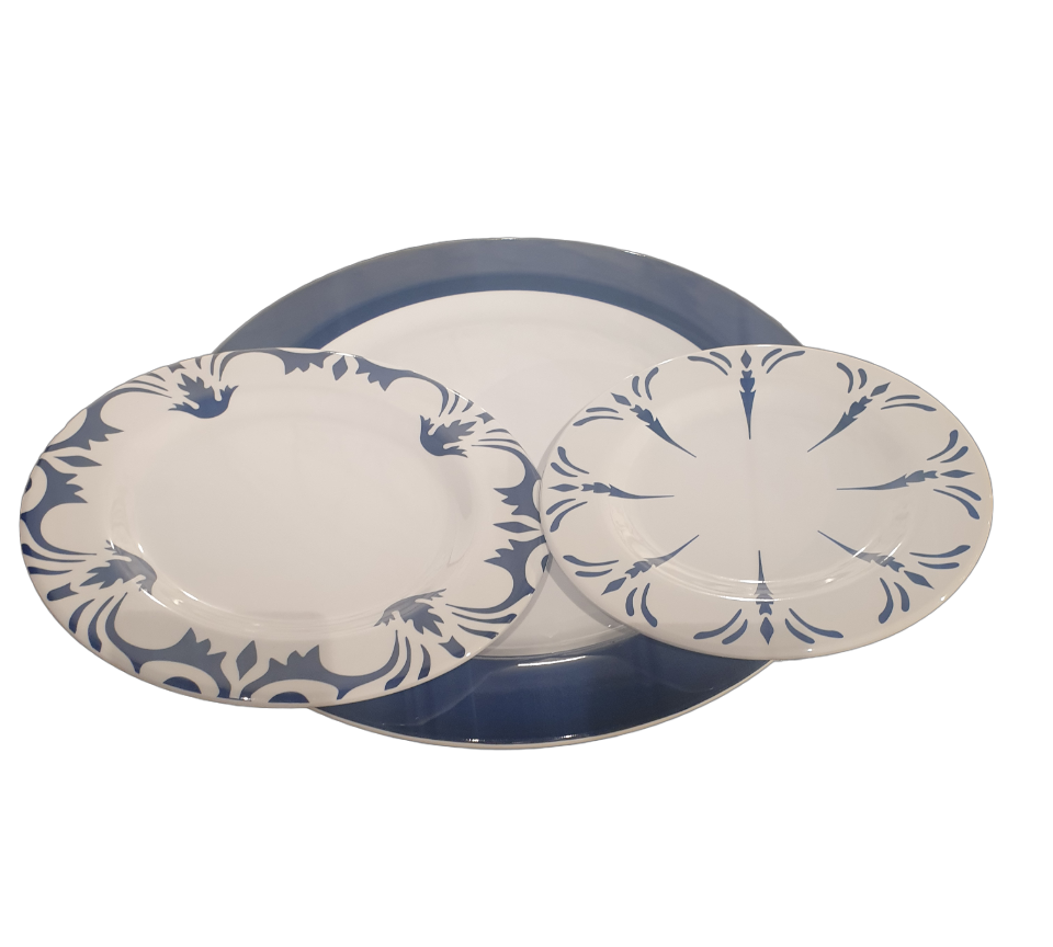 TRAY PLATE TESSA BLUE
