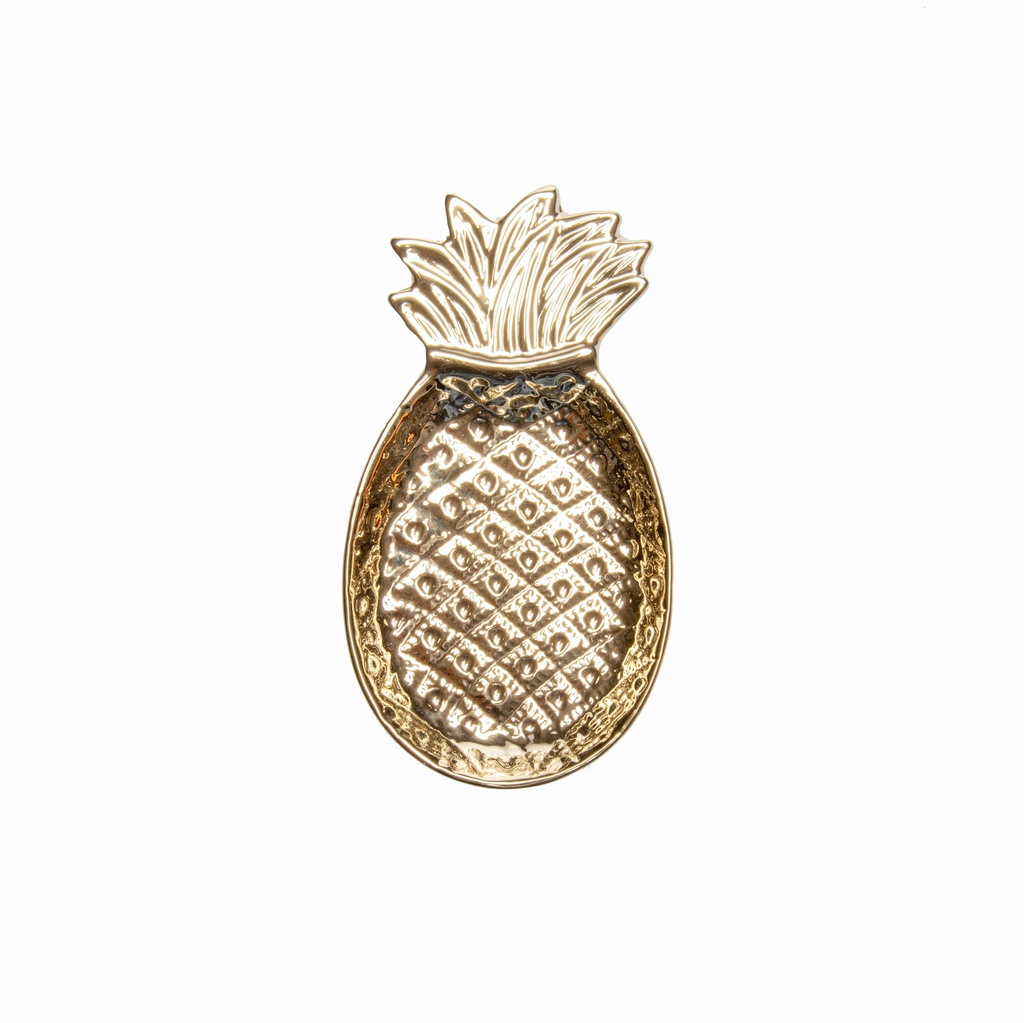 ceramic Golden fruit tray S